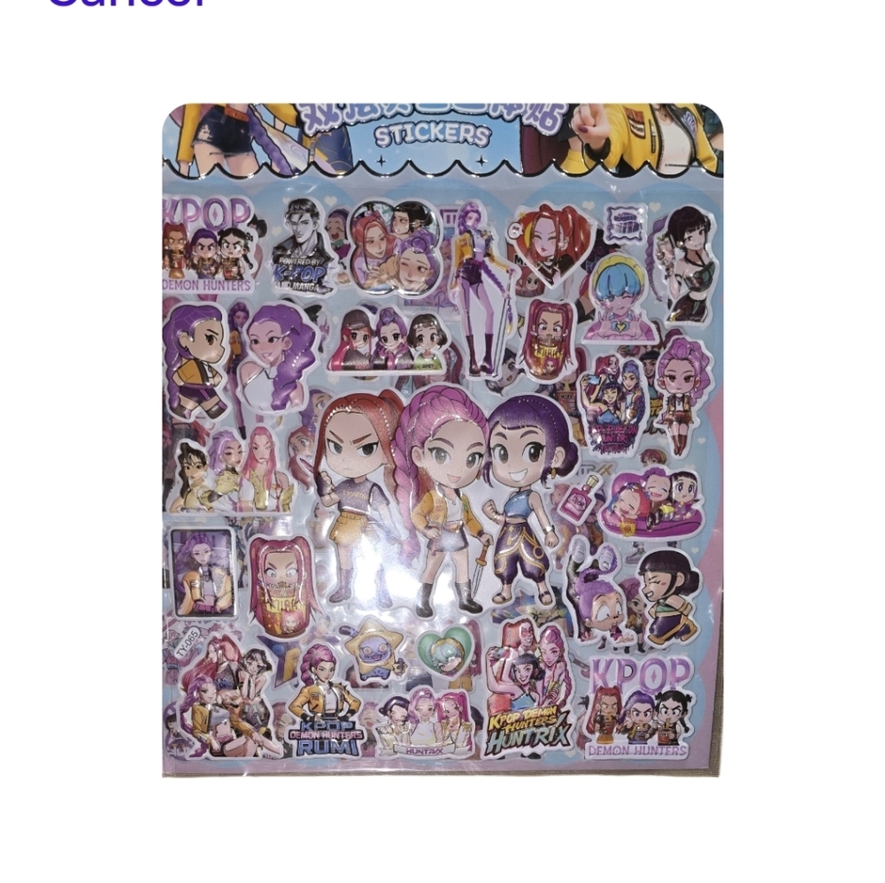 Colorful K-Pop Character Sticker Set - Picture 4 of 6